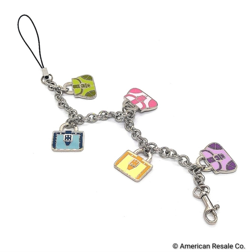 $98 Rare COACH Multi Mini Purse Handbag Bracelet Lanyard Trigger Snap Keychain - Picture 2 of 6